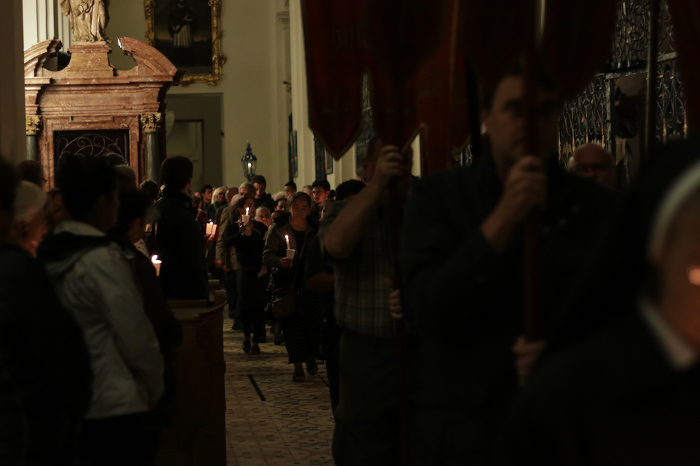 Die Große Lichterprozession durch Mariazell mit anschließender Segnung durch die Gnadenstatue
