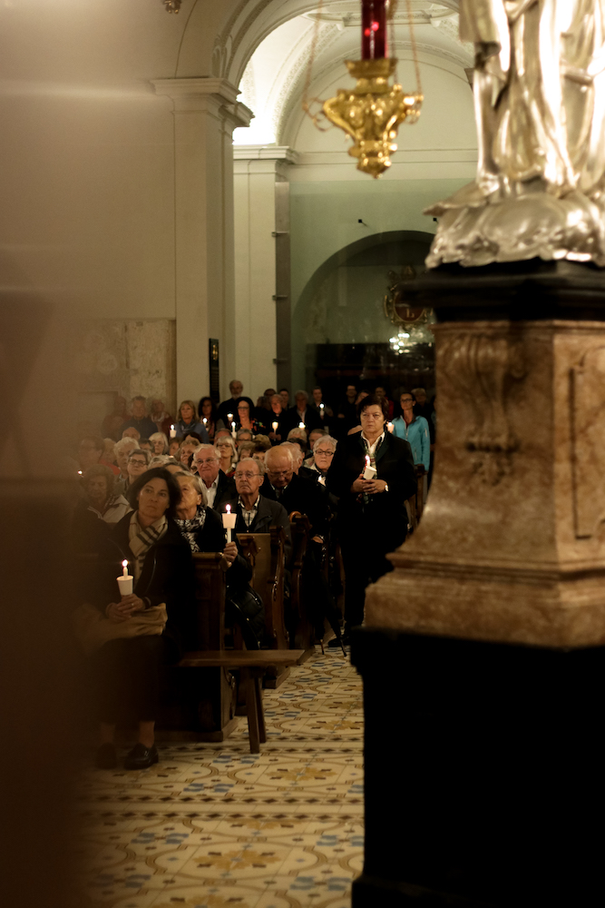 Die Große Lichterprozession durch Mariazell mit anschließender Segnung durch die Gnadenstatue